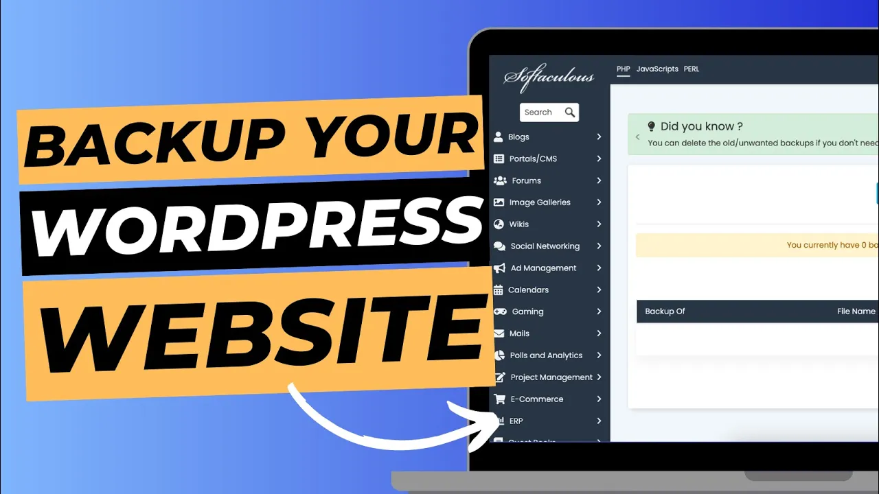 How to Backup Your WordPress Website in 2 Minutes